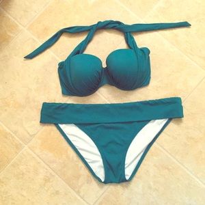 Vintage Glam Emerald Bikini by Victoria’s Secret